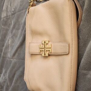 Tory Burch Pink Crossbody Bag with Gold Hardware